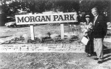 Owen and Rosemary Morgan at the opening ceremony